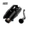 YUMINASHI SOUND ADJUST STAGE-1 EXHAUST SYSTEM & HEATSHIELD COMBO (STD HEAD ADV160 | CLICK160 | PCX125/160) (18300-K1Z-SA1C)
