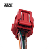 YUMINASHI 6-PIN RED DLC (DATA LINK CONNECTOR) WITH 4-WIRES INSTALLED (EURO-5) (7289-9553-30R)