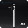 6MM SINGLE-GROOVE ALUMA-CUT TUNGSTEN CARBIDE BURR (6MM SHANK)