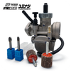 NEW NIBBI PE22FL SILVER | FLANGE CARBURETTOR & PORTING SET (NAVI110) 