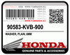 E-10/ 17. WASHER, PLAIN (6MM) (PCX125 V1 OEM PARTS)