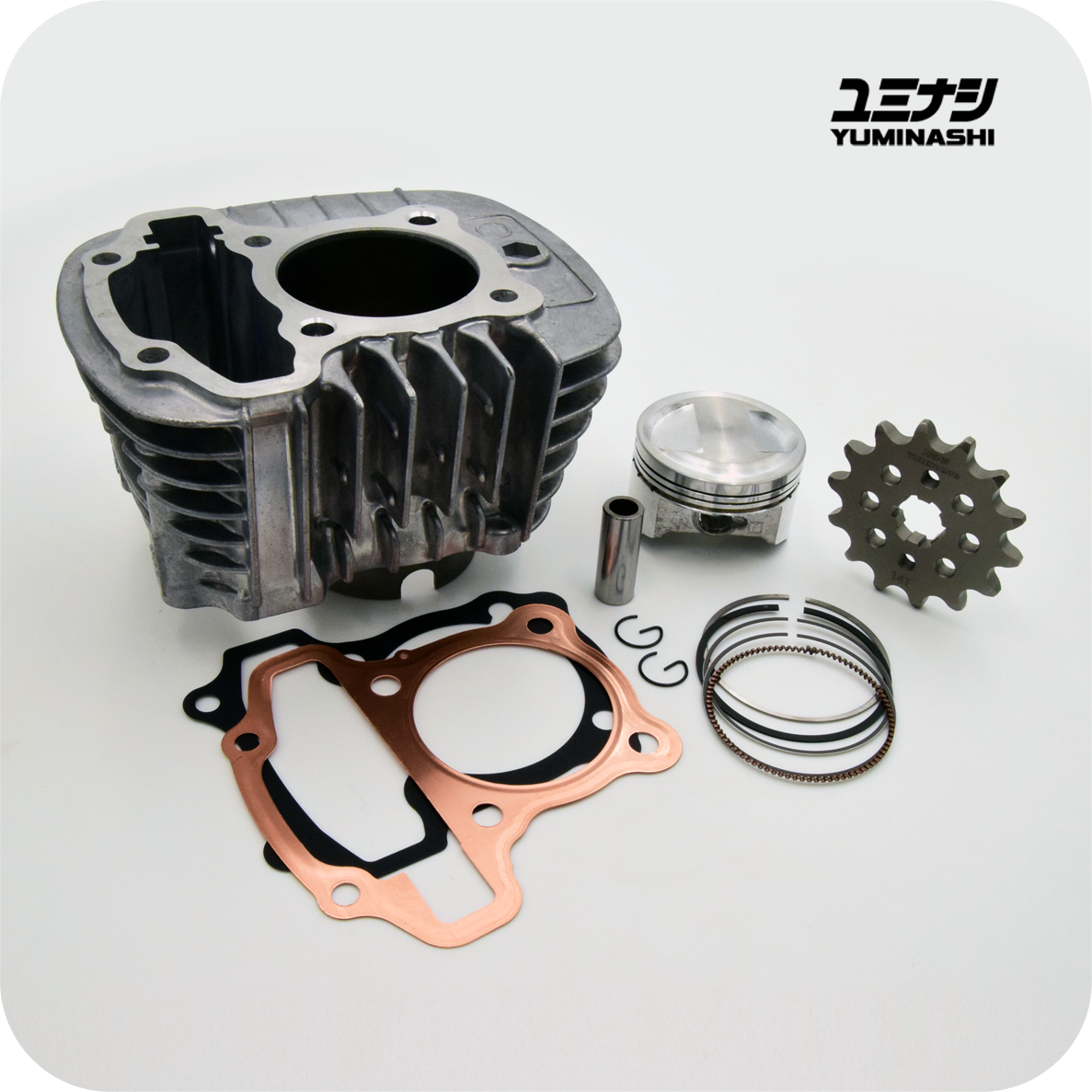 YUMINASHI 140CC (53MM) HIGH COMPRESSION LIGHT BORE KIT (2021