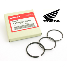 0.75 PISTON RINGS SET, GENUINE HONDA (Z100 / CZ100 / C100) (13040-001-004R)