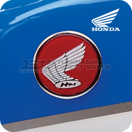 GENUINE HONDA BADGE, L. HONDA WING, *TYPE1* FUEL TANK (Z125MK MONKEY - 2018) (86202-K0F-T00ZA)