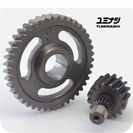 YUMINASHI 16/42 FINAL GEAR SET / HEAVY DUTY (AIR BLADE 125 - CLICK125/150 - PCX125/150 - SH125i/150i)) (23420-KZY-1642)