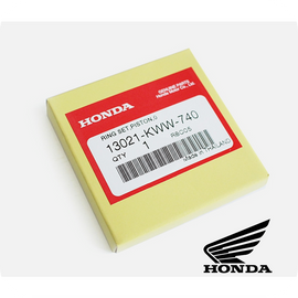 GENUINE HONDA PISTON RINGS (O.S. 0.25) (VISION110 / DIO110 / ZOOMER-X) (13021-KWW-740)
