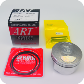 GENUINE "ART" 58.25MM (0.25) PISTON ASSY / 13MM PIN (CBR125R ('04- ) / SONIC125R / SONIC125RS) (K-KGH-0.25) (13102-KGH-315 / 13102-KGH-325)