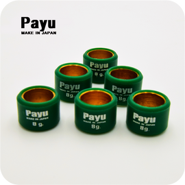 PAYU JAPAN 8 GR. ROLLER WEIGHT SET (Ø20x15MM) (6PCS/SET) (22123-KWN-108)