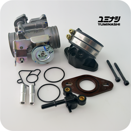 KEIHIN/YUMINASHI 37MM THR. BODY UPGRADE / A-TYPE MANIFOLD SET (INNOVA 125 / WAVE125i / BIZ125) (16410-KTM-D37S)
