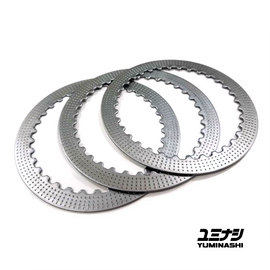 YUMINASHI HIGH PERFORMANCE STEEL CLUTCH DISCS SET (3PCS/SET) (CBR125R '14-'13 / SONIC125) (22321-KGH-600X)