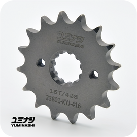 16T (#428 PITCH) YUMINASHI PRO-SERIES FRONT SPROCKET (CB250/300 & CBR250/300R ENGINE SWAP) (23801-KYJ-416)