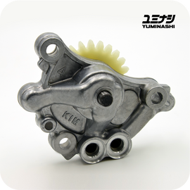 YUMINASHI 50% UP HYPER OIL PUMP ROTOR (15100-K26-G00R) vs STOCK HONDA 110CC/125CC ROTOR 