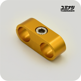 YUMINASHI AN6 GOLD OIL COOLER HOSE CLAMP (14MM - 9/16") (43514-014-GLD)