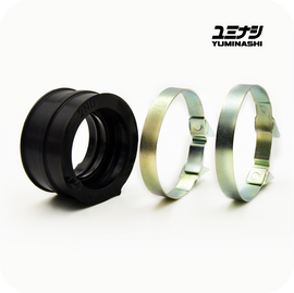 YUMINASHI INSULATOR / CLAMPS SET (YUMINASHI 30MM/32MM MANIFOLD PLATE) (eSP+ ENGINES 125/150/160) (17112-K0R-3032)