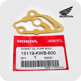 GENUINE HONDA GASKET, OIL PUMP BODY (CRF110F/CRF50-110/12V. MONKEY/...) (15119-KWB-600)