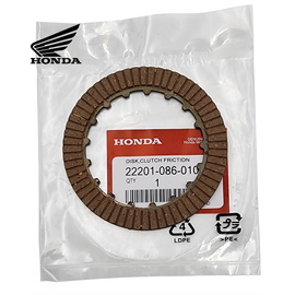 GENUINE HONDA DISK A, CLUTCH FRICTION (22201-086-010 / 22201-GW8-681)