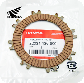 GENUINE HONDA DISK, CLUTCH FRICTION (22331-126-900 / 22331-GW8-681)