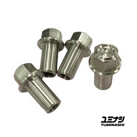 YUMINASHI STAINLESS STEEL 4-VALVE HEAD NUTS 8MM (FOR YUMINASHI | KOSO | TAKEGAWA 4V HEAD) (90443-KPH-8SS)