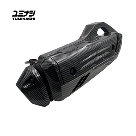YUMINASHI SOUND ADJUST STAGE-1 EXHAUST SYSTEM & HEATSHIELD COMBO (STD HEAD ADV160 | CLICK160 | PCX125/160) (18300-K1Z-SA1C)