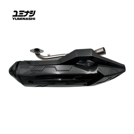 YUMINASHI SOUND ADJUST STAGE-2 EXHAUST SYSTEM & HEATSHIELD COMBO (GT4S HEAD PCX125/160 | CLICK/VARIO 160) (18300-K1Z-SA2C)
