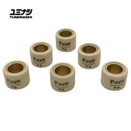 YUMINASHI 9 GR. ROLLER WEIGHT SET (Ø18x14) (6PCS/SET) (NAVI 110 | ACTIVA 110) (22123-KWP-09SPL)