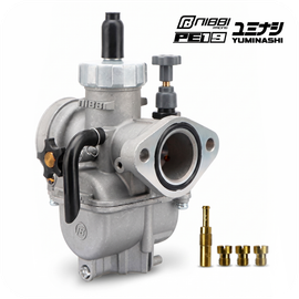 NEW NIBBI PE19FL SILVER | FLANGE CARBURETTOR & PORTING SET (NAVI110) 
