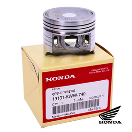 Genuine Honda 13101-KWW-740 STD 50.00mm Piston in OEM box for Honda CRF110F, NBC110 Postie Bike, and Wave 110i