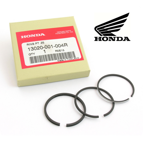 0.25 PISTON RINGS SET, GENUINE HONDA (Z100 / CZ100 / C100) (13020-001-004R)