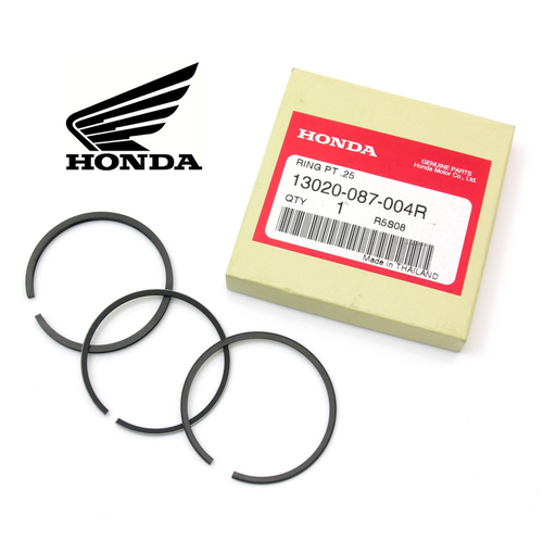 0.25 PISTON RINGS SET, GENUINE HONDA (ST70 / CT70 / C70 / SL70) (13020-087-004R)