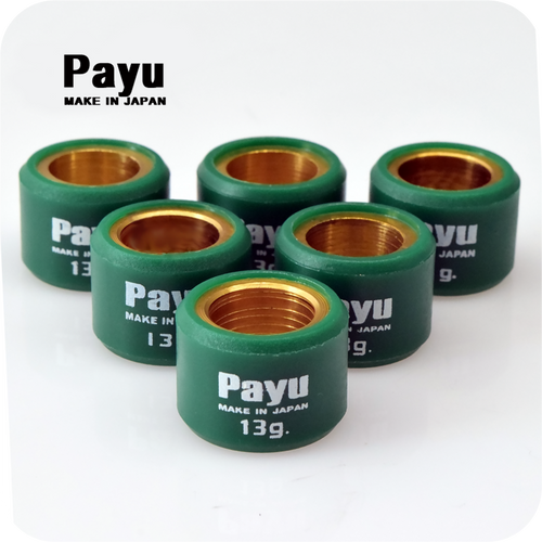 PAYU JAPAN 13 GR. ROLLER WEIGHT SET (Φ20x15MM) (22123-KWN-113) PAYU JAPAN 13 GR. ROLLER WEIGHT SET (Φ20x15MM) (22123-KWN-113)