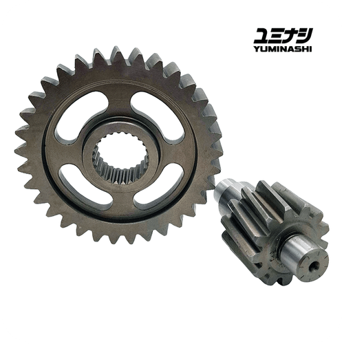YUMINASHI 13/33 FINAL GEAR SET / HEAVY DUTY (AEROX155 / NMAX155 / NVX155) (23420-ARX-1333)