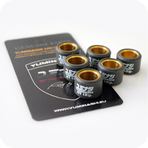 YUMINASHI 12 GR. HT ROLLER WEIGHTS SET (Ø20x15MM) (22123-KWN-A12HT)