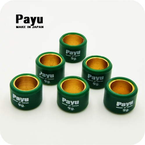 PAYU JAPAN 9 GR. ROLLER WEIGHT SET (Ø20x15MM) (6PCS/SET) (22123-KWN-109)