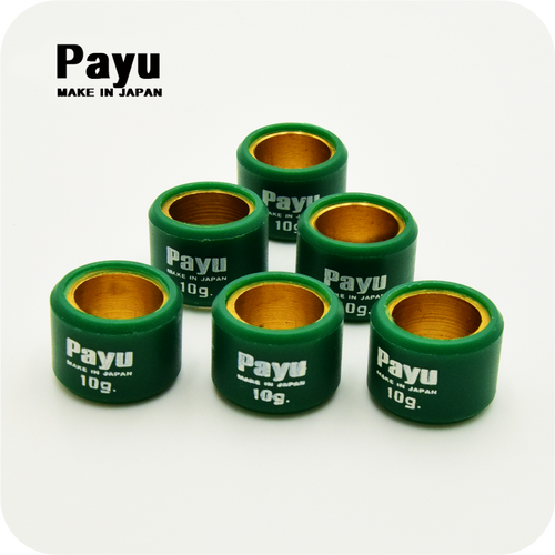 PAYU JAPAN 10 GR. ROLLER WEIGHT SET (Ø20x15MM) (6PCS/SET) (22123-KWN-110)