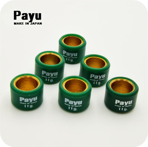 PAYU JAPAN 11 GR. ROLLER WEIGHT SET (Ø20x15MM) (6PCS/SET) (22123-KWN-111)