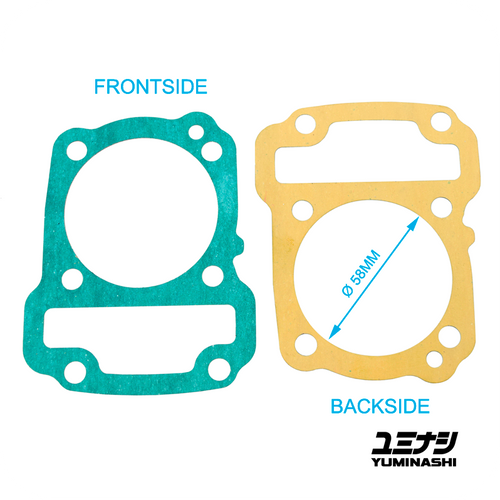 YUMINASHI GASKET CYLINDER BASE Ø58MM (CRF110i / W110i / SUPER CUB 110i) (12191-KWB-580)