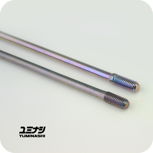 YUMINASHI M8 X 215.85MM CYLINDER STUD BOLT SET (2PCS/SET) (90031-M08-216S)