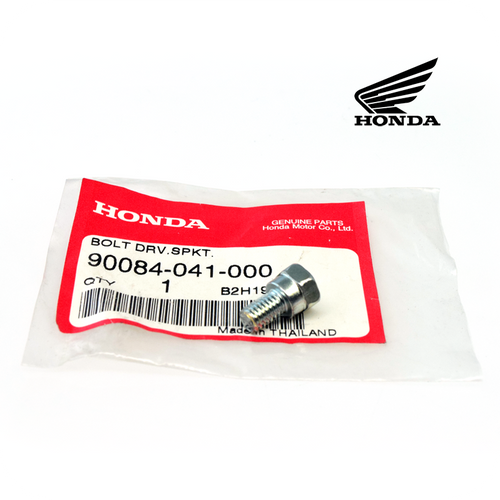 GENUINE HONDA BOLT, DRIVE SPROCKET FIXING / BOULON DE FIXATION DE PIGNON (ST50/70 - CT70 - XR250R - CBR300R...) (90084-041-000) GENUINE HONDA BOLT, DRIVE SPROCKET FIXING / BOULON DE FIXATION DE PIGNON (ST50/70 - CT70 - XR250R - CBR300R...) (90084-041-000)