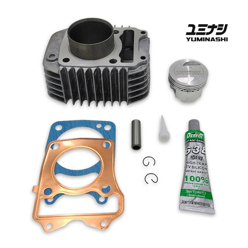 Yuminashi 143cc kit gaskets and installation hardware for Honda Grom, Monkey 125, and CT125