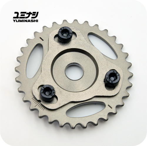 YUMINASHI ADJUSTABLE CAM TIMING SPROCKET (HEAVY DUTY) (CB125F - CRF110F - MSX/GROM125 - SUPER CUB 110...) (14321-KYY-900R)