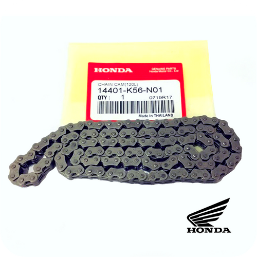 GENUINE HONDA CHAIN CAM (120L) (CB125/150R- RS SONIC 150R - CBR150R) (14401-K56-N01)