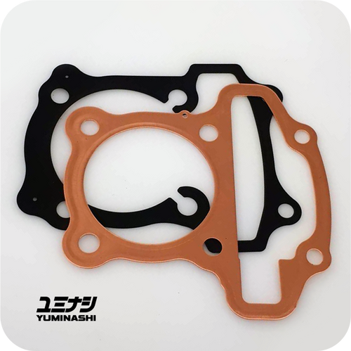 YUMINASHI 52MM COPPER HEAD GASKET SET (GROM125 '21 - Z125 MONKEY '21 - C110i '21 - W110i/125i '21) (12251-K26-G52C)