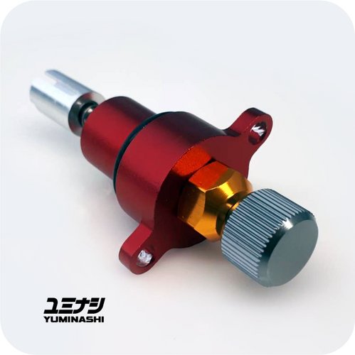 YUMINASHI CBR250R/CBR300R RED MANUAL IDLE AIR CONTROL VALVE (IACV) WITH SPRING SYSTEM (16430-KYJ-XRD)