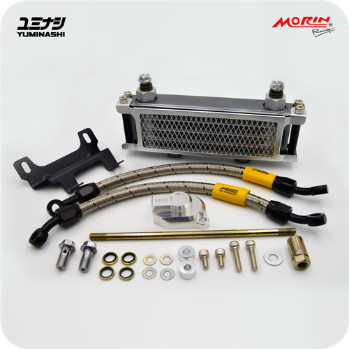 Yuminashi Edition Morin 4-Row Oil Cooler Kit for Honda Grom MSX125