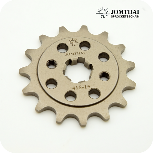 JOMTHAI SPROCKET 15T #415 PITCH CHROMOLY ALLOY STEEL (SC) (WAVE125 WAVE110 MSX/ GROM 125) (WAVE(415) 15T.SC)