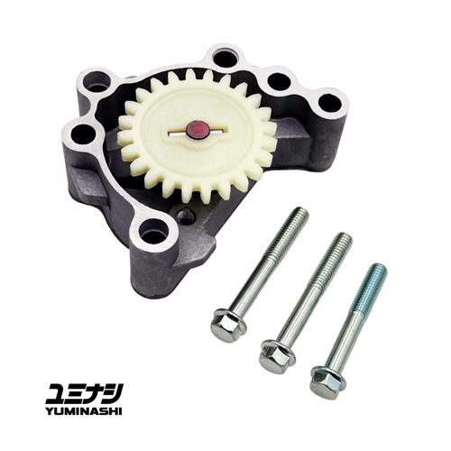 YUMINASHI 70% UP HYPER OIL PUMP SET (24T) (NICE110, WAVE110, XRM110, YX125/YX140/YX150/YX160...) (15100-KFL-851R)