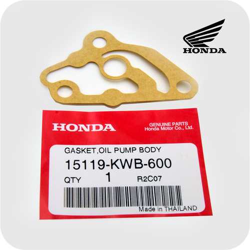 GENUINE HONDA GASKET, OIL PUMP BODY (CRF110F/CRF50-110/12V. MONKEY/...) (15119-KWB-600)