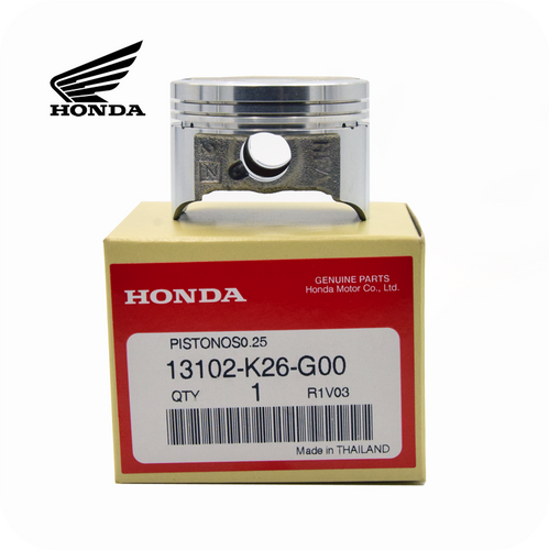 GENUINE HONDA PISTON OS 0.25 (MSX-GROM 125 /SUPER CUB 125/Z 125 MONKEY EURO-5) (13102-K26-G00)
