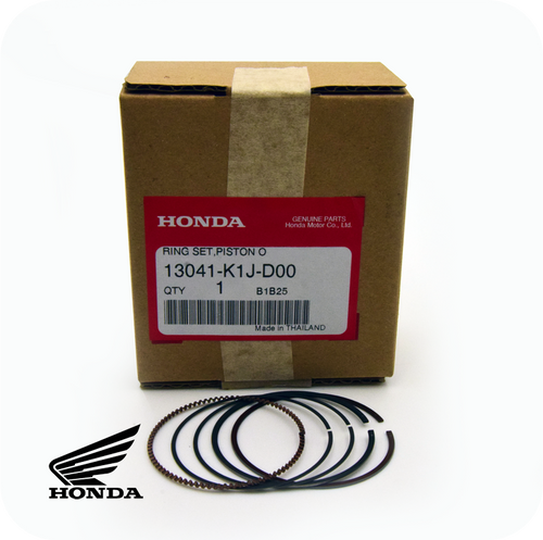 GENUINE HONDA RING SET, PISTON (OS 0.75) (MSX-GROM 125 /SUPER CUB 125/Z 125 MONKEY EURO-5) (13041-K1J-D00)