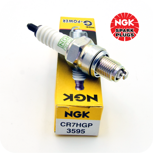 GENUINE NGK PLATINUM G-POWER SPARK PLUG (SHORT ELECTRODE) (CR7HGP)